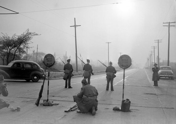 (28637) Riots, Housing, Sojourner Truth, State Troops, 1942 (28637) Riots, Housing, Sojourner Truth, State Troops, 1942