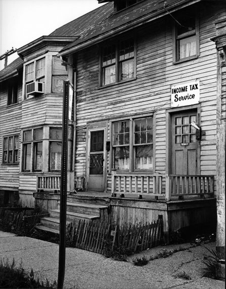 (2871) Slums, Streets, St. Aubin Area, Detroit, Michigan, 1965 (2871) Slums, Streets, St. Aubin Area, Detroit, Michigan, 1965