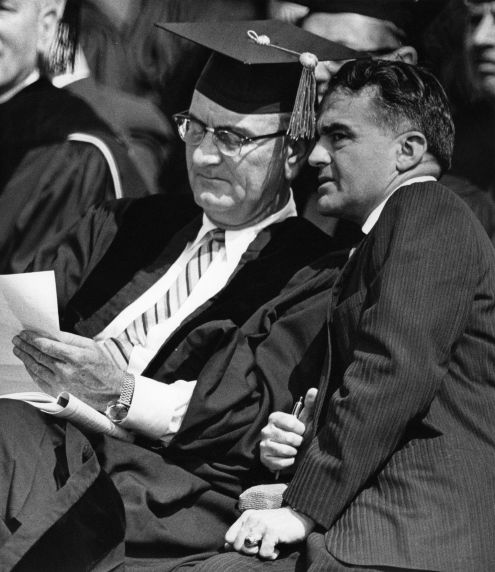 (28837) Presidents, Lyndon Johnson, Speeches, Ann Arbor, 1964 (28837) Presidents, Lyndon Johnson, Speeches, Ann Arbor, 1964