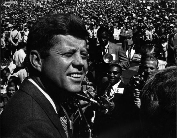 (28844) Political Campaigns, John Kennedy, Detroit, 1960 (28844) Political Campaigns, John Kennedy, Detroit, 1960