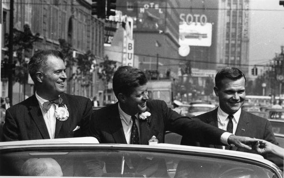 (28846) Political Campaigns, John Kennedy, Labor Day, Detroit, 1960 (28846) Political Campaigns, John Kennedy, Labor Day, Detroit, 1960