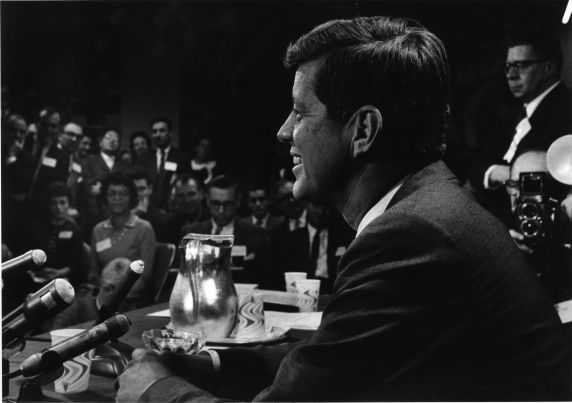 (28848) Political Campaigns, John Kennedy, Detroit, 1960 (28848) Political Campaigns, John Kennedy, Detroit, 1960