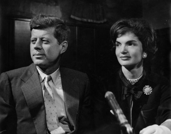 (28849) Political Campaigns, John Kennedy, Jacqueline Kennedy, Detroit, 1960 (28849) Political Campaigns, John Kennedy, Jacqueline Kennedy, Detroit, 1960