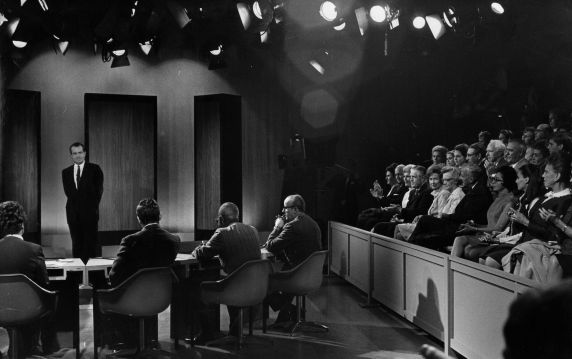 (28862) Presidents, Richard Nixon, Interviews, Detroit, 1960 (28862) Presidents, Richard Nixon, Interviews, Detroit, 1960
