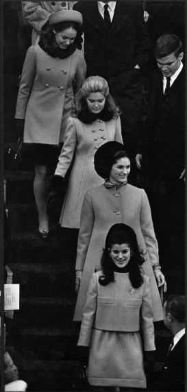 (28865) Presidents, Nixon, Johnson, Family, District of Columbia, 1969 (28865) Presidents, Nixon, Johnson, Family, District of Columbia, 1969