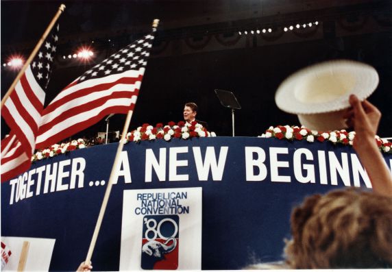 (28870) Presidents, Ronald Regan, Republican National Convention, 1980 (28870) Presidents, Ronald Regan, Republican National Convention, 1980