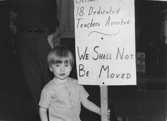 (29085) Young Protester, Pennsylvania Federation of Teachers Rally (29085) Young Protester, Pennsylvania Federation of Teachers Rally