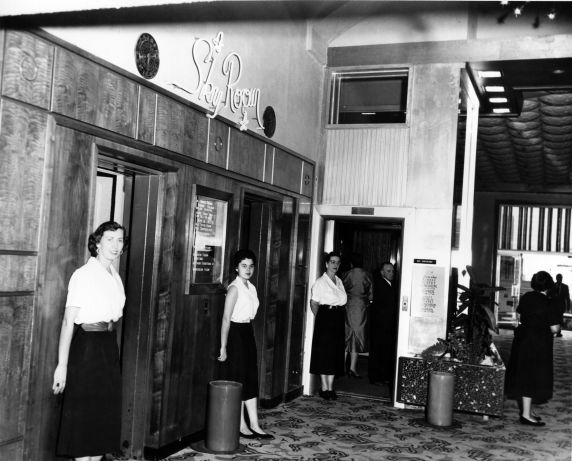 (29180) Local 102, Female Elevator Operators, El Cortez, 1956 (29180) Local 102, Female Elevator Operators, El Cortez, 1956