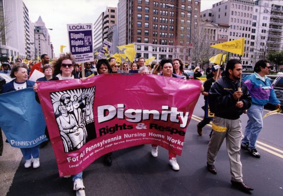 (29222) Local 79, Dignity Beverly Demonstration, Washington, D.C. and Leesburg, Pennsylvania, 1996 (29222) Local 79, Dignity Beverly Demonstration, Washington, D.C. and Leesburg, Pennsylvania, 1996