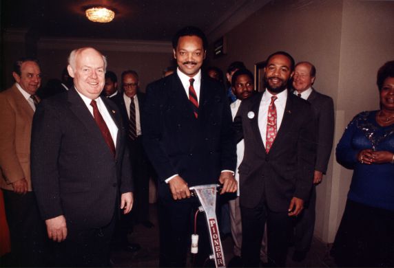 (29230) John Sweeney, Jesse Jackson, Executive Board Meeting, Wasington, D.C., 1987 (29230) John Sweeney, Jesse Jackson, Executive Board Meeting, Wasington, D.C., 1987