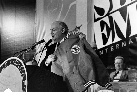 (29243) John Sweeney, SEIU 18th Annual Convention, Dearborn, Michigan, 1984 (29243) John Sweeney, SEIU 18th Annual Convention, Dearborn, Michigan, 1984