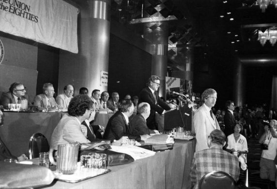 (29268) Edward Kennedy, SEIU 17th International Convention, New York, New York, 1980 (29268) Edward Kennedy, SEIU 17th International Convention, New York, New York, 1980