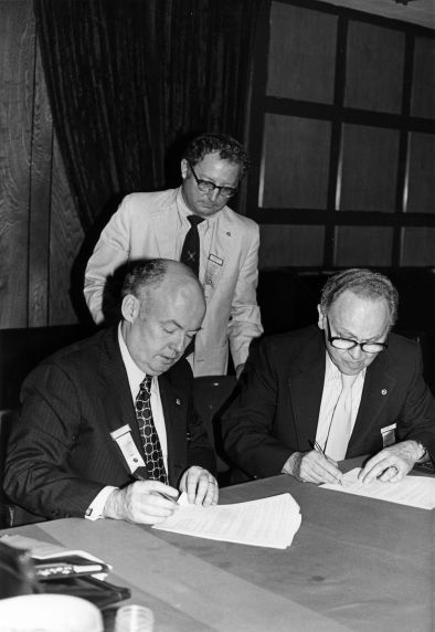 (29282) Sverdlove and Sweeney, IJWU Convention and SEIU Merger, 1980 (29282) Sverdlove and Sweeney, IJWU Convention and SEIU Merger, 1980