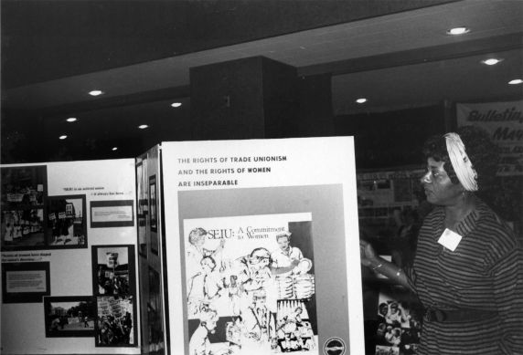 (29289) Exhibit, First CLUW Biennial Convention, Statler Hotel, New York, New York, 1979 (29289) Exhibit, First CLUW Biennial Convention, Statler Hotel, New York, New York, 1979