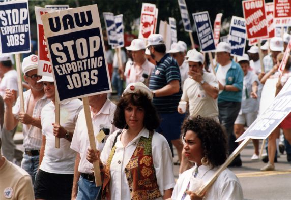 (29440) "Stop Exporting Jobs," Solidarity Day, Washington, D.C., 1991 (29440) "Stop Exporting Jobs," Solidarity Day, Washington, D.C., 1991
