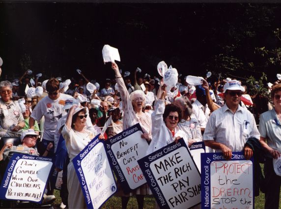 (29443) National Council of Senior Citizens, Social Security, Demonstration, 1998 (29443) National Council of Senior Citizens, Social Security, Demonstration, 1998