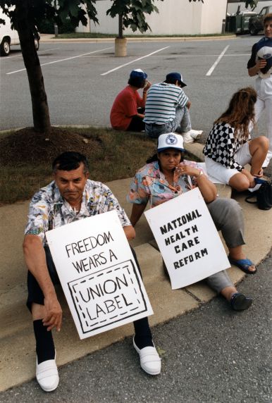 (29469) Demonstrators, Solidarity Day, Washington, D.C., 1991 (29469) Demonstrators, Solidarity Day, Washington, D.C., 1991