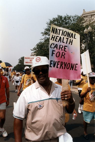 (29473) "National Health Care For Everyone," Solidarity Day, Washington, D.C., 1991 (29473) "National Health Care For Everyone," Solidarity Day, Washington, D.C., 1991