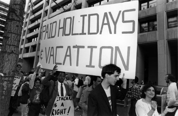 (29493) Justice for Janitors, World Bank Demonstration, 1989 (29493) Justice for Janitors, World Bank Demonstration, 1989