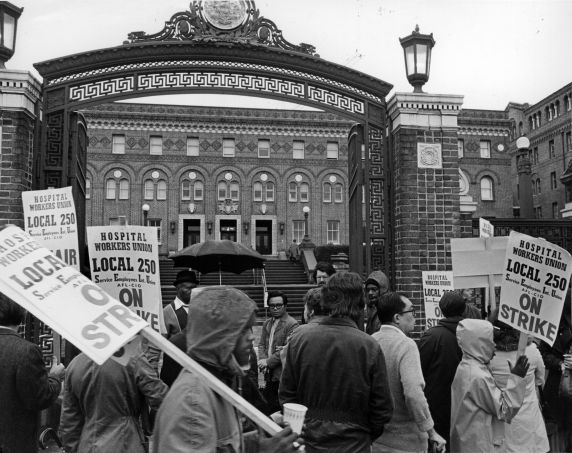 (29566) Local 250, San Francisco General Hospital Strike March, San Francisco, California, 1974 (29566) Local 250, San Francisco General Hospital Strike March, San Francisco, California, 1974