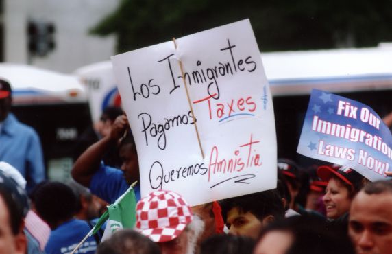 (29794) Demonstrators, Reward Work/Immigration Rights Demonstration, Washington, D.C., 2002 (29794) Demonstrators, Reward Work/Immigration Rights Demonstration, Washington, D.C., 2002