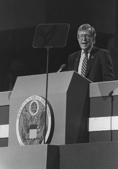 (29825) Albert Shanker speaking at the 1984 Democratic National Convention (29825) Albert Shanker speaking at the 1984 Democratic National Convention