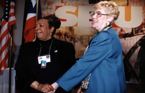 (30600) Fay Childs, Betty Bednarczyk, 21st SEIU International Convention, Chicago Illinois, 1996 (30600) Fay Childs, Betty Bednarczyk, 21st SEIU International Convention, Chicago Illinois, 1996