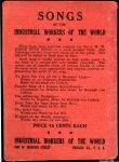(30195) Industrial Workers of the World, Song Book, 1915