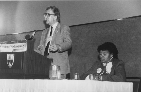 (30377) AFT President Albert Shanker speaks at the Paraprofessionals and School Related Personnel Conference (30377) AFT President Albert Shanker speaks at the Paraprofessionals and School Related Personnel Conference