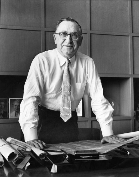 (3039) Portraits, Mayor Albert Cobo, City-County Building, Detroit, 1956 (3039) Portraits, Mayor Albert Cobo, City-County Building, Detroit, 1956