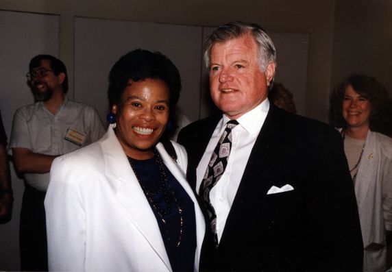 (30391) Ophelia McFadden and Ted Kennedy, Washington, D.C., 1993 (30391) Ophelia McFadden and Ted Kennedy, Washington, D.C., 1993