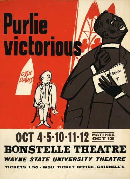 (30526) Bonstelle Theatre, "Purlie Victorious," 1963 (30526) Bonstelle Theatre, "Purlie Victorious," 1963