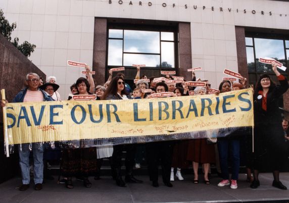 (30539) Local 660, Save Our Libraries Protest, 1994 (30539) Local 660, Save Our Libraries Protest, 1994