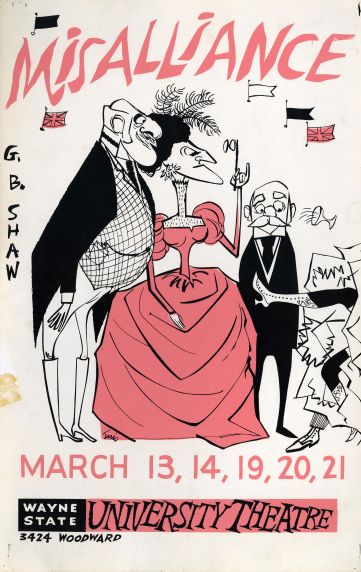 (30579) Bonstelle Theatre, "Misalliance," 1960s (30579) Bonstelle Theatre, "Misalliance," 1960s