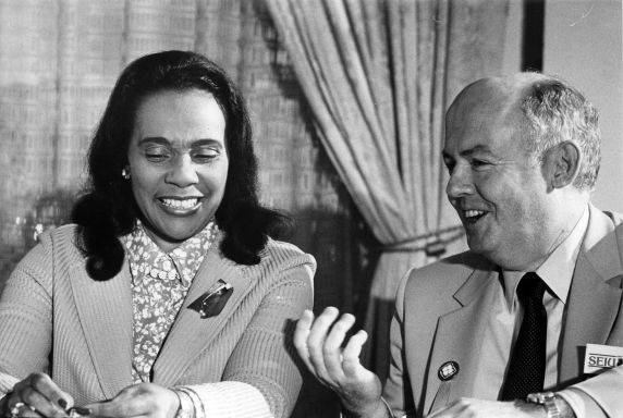(30585) Coretta Scott King, John Sweeney, 1199 / SEIU Healthcare Conference, 1981 (30585) Coretta Scott King, John Sweeney, 1199 / SEIU Healthcare Conference, 1981