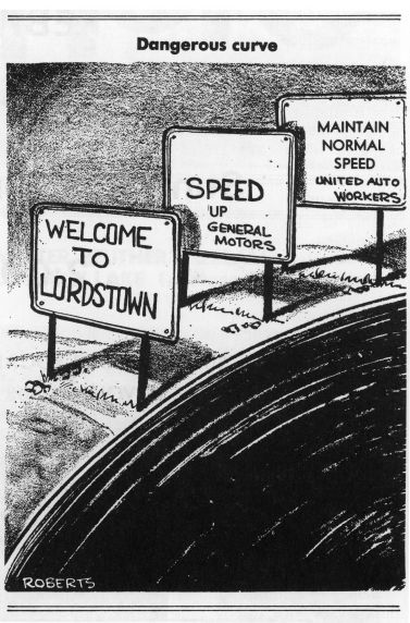 (30606) 1972 Lordstown Strike Cartoon (30606) 1972 Lordstown Strike Cartoon