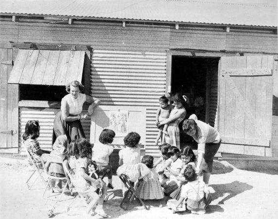 (338) An open-air school for migrant farm worker's children