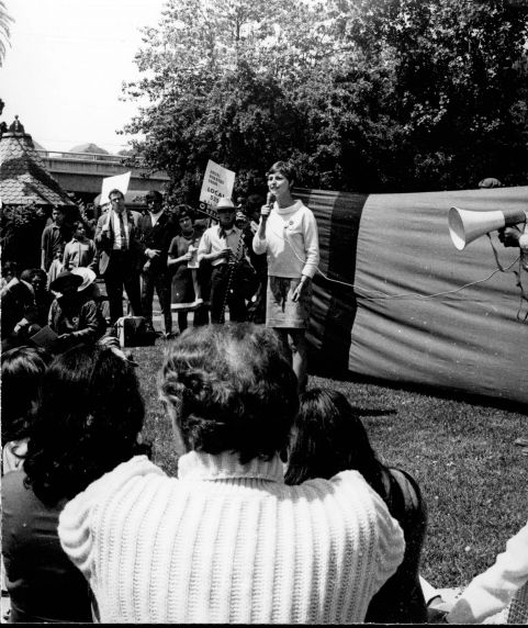 (3391) Juanita Brown, rally, Social Workers Union (3391) Juanita Brown, rally, Social Workers Union