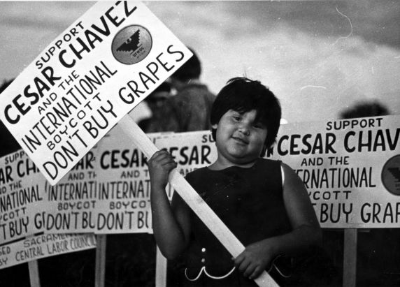 (3824) Children, Pickets, Grape Boycott, 1968 (3824) Children, Pickets, Grape Boycott, 1968
