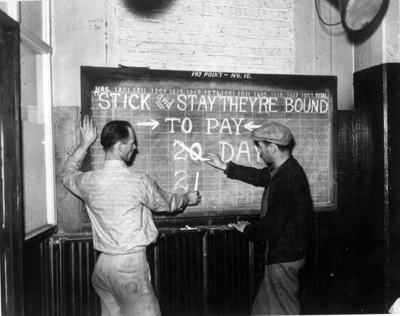 (3882) Strike calendar, Flint, Michigan