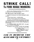 (5512) Flyer, Ford Strike, Dearborn, Michigan (5512) Flyer, Ford Strike, Dearborn, Michigan