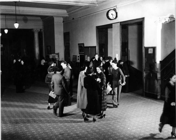 (6708) Students, Interiors, Old Main, 1936 (6708) Students, Interiors, Old Main, 1936