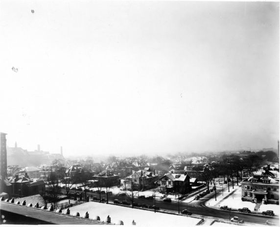 (6716) Campus Scenes, Cass Avenue, Merrick Avenue, 1935 (6716) Campus Scenes, Cass Avenue, Merrick Avenue, 1935