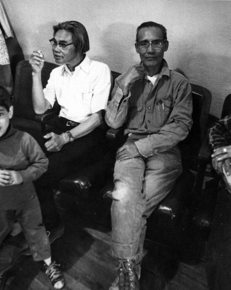 (7454) Philip Vera Cruz attends a meeting (7454) Philip Vera Cruz attends a meeting