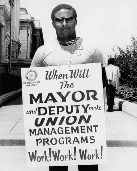 (7493) Washington, D.C. Sanitation Workers' strike (7493) Washington, D.C. Sanitation Workers' strike
