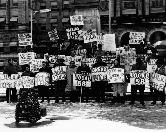 (7518) Ohio unionists demonstrate (7518) Ohio unionists demonstrate