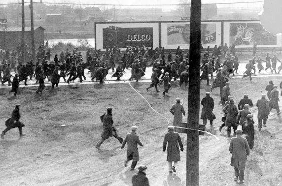 (DN_77646) Ford Hunger March, Violence, 1932 (DN_77646) Ford Hunger March, Violence, 1932