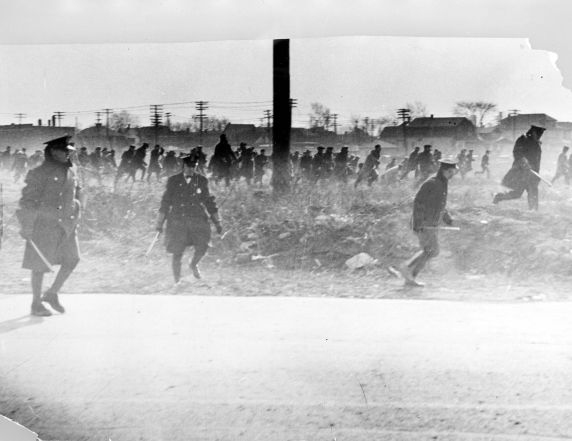 (DN_77646_2) Ford Hunger March, Violence, 1932 (DN_77646_2) Ford Hunger March, Violence, 1932