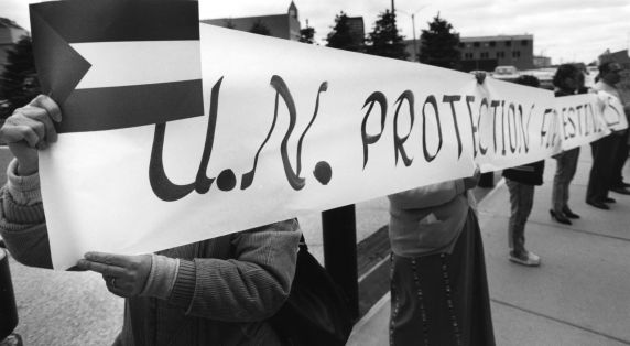 (79809) Ethnic Communities, Arab, Palestinian, Demonstrations, 1990 (79809) Ethnic Communities, Arab, Palestinian, Demonstrations, 1990