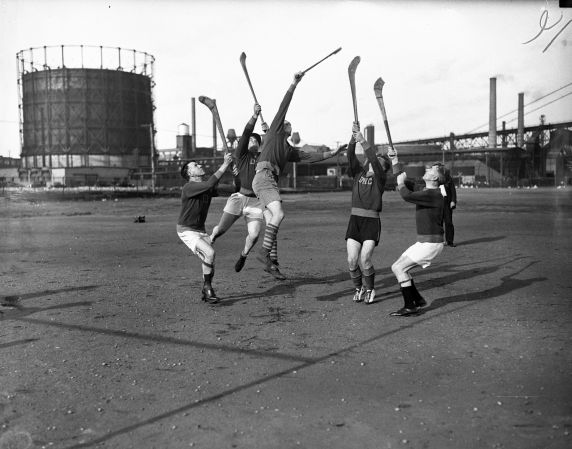 (DN_8387_1) Ethnic Communities, Irish, Sports, Hurling, 1931 (DN_8387_1) Ethnic Communities, Irish, Sports, Hurling, 1931